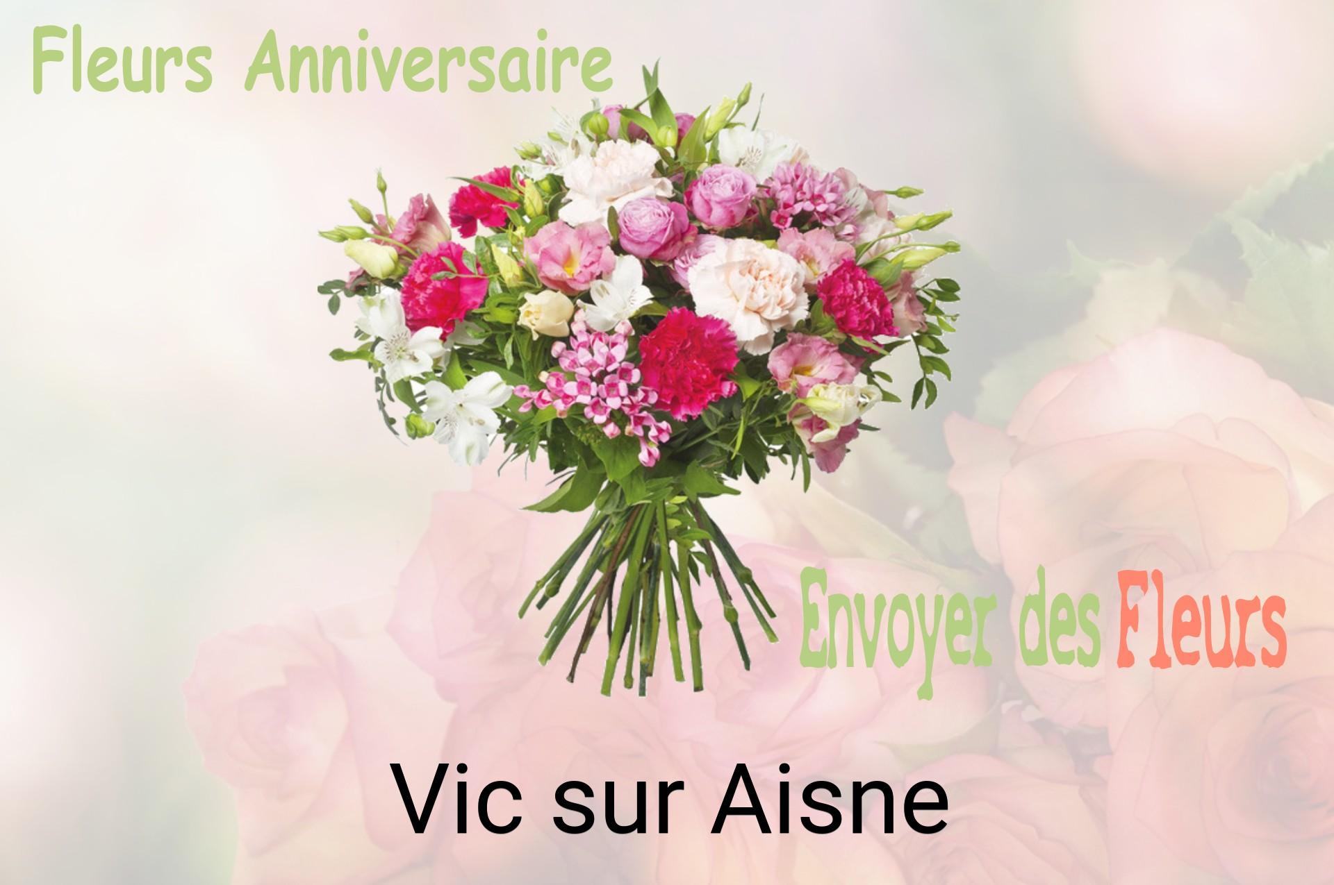 Bouquet de fleurs d’anniversaire livré à Vic-sur-Aisne