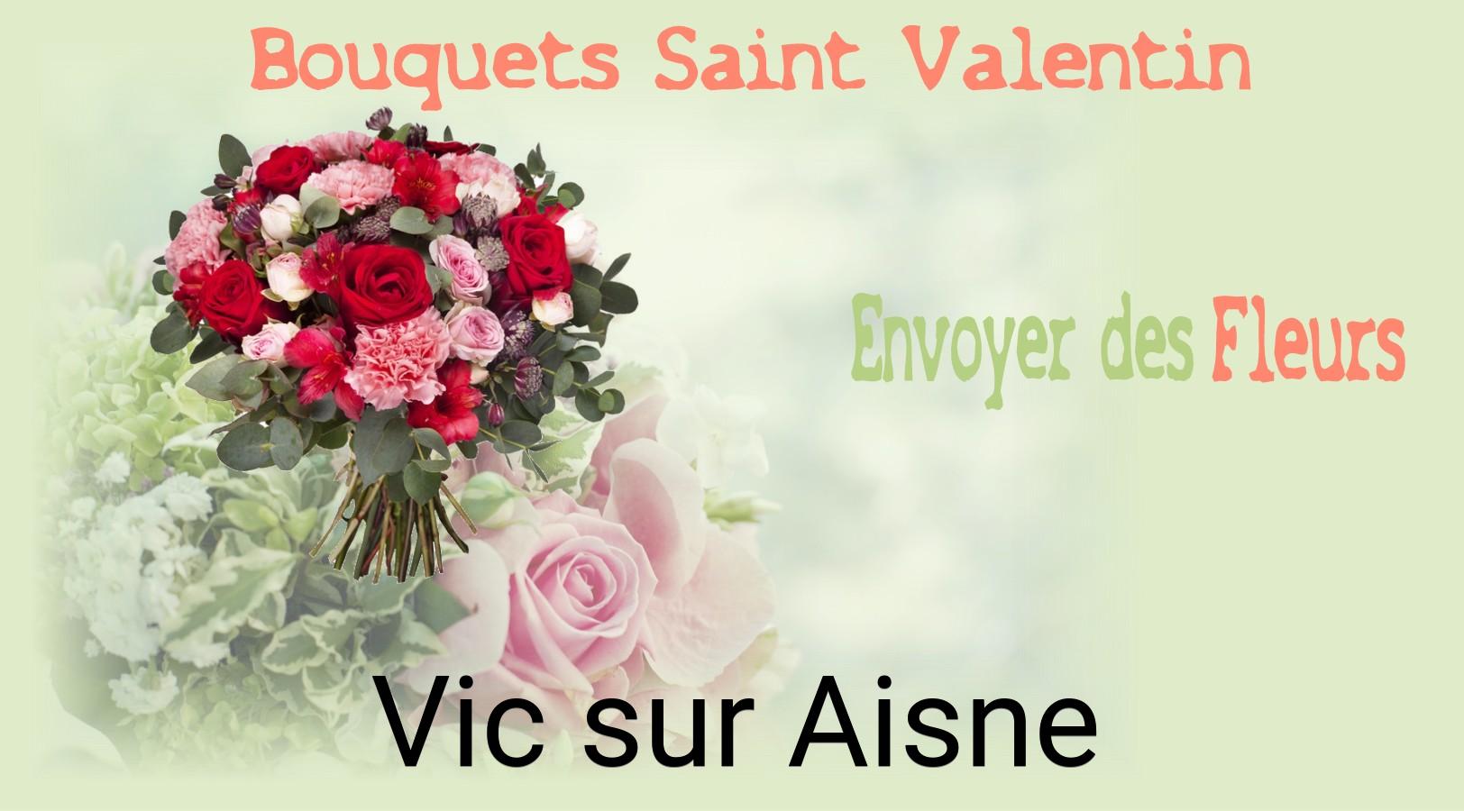 Roses de Saint-Valentin livrées à Vic-sur-Aisne